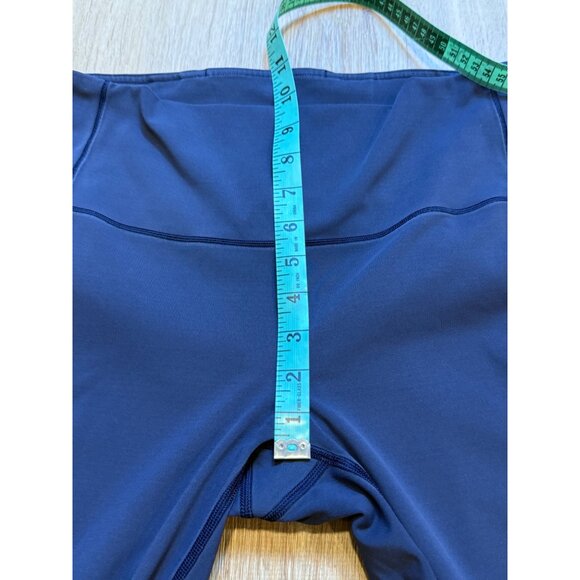 Lululemon‎ Navy Fresh In Mesh Tight 25" Size 8 - Picture 5 of 6